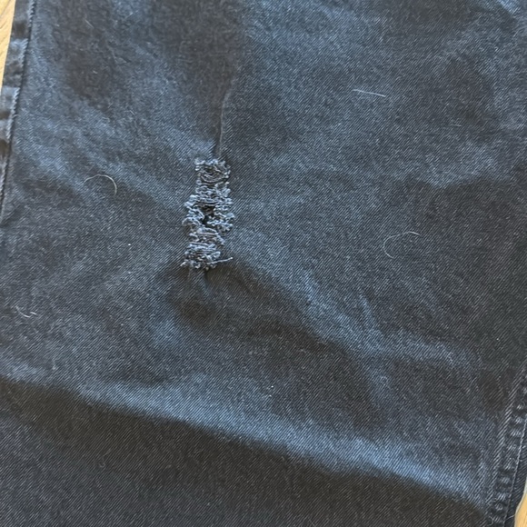NWT Abercrombie & Fitch 90s high rise relaxed Jean womens 35/20’s distressed - Picture 8 of 12
